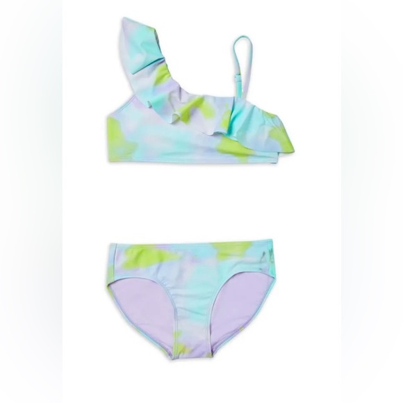 2 Piece Ruffle Shoulder Bikini - Picture 2 of 2